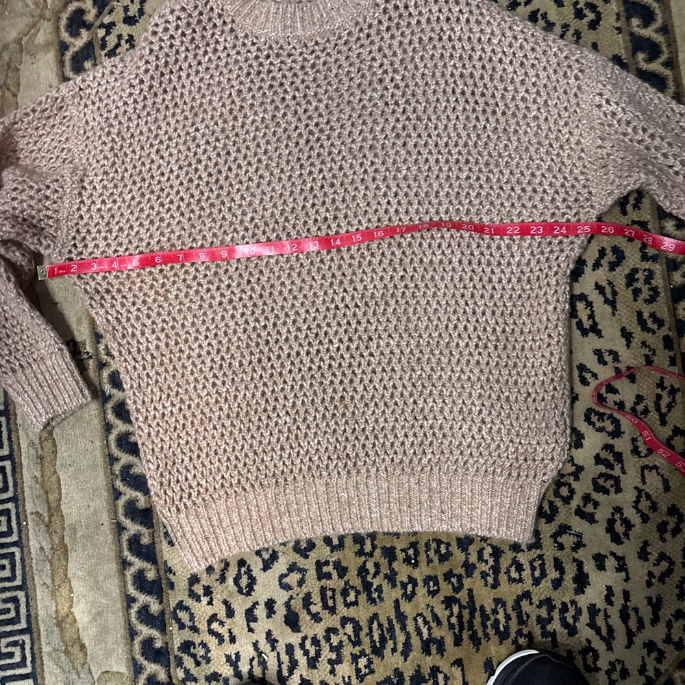 New with tags. Brunello Cucinelli open weave sweater with metallic thread - Picture 8 of 14